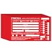 FMCSA Annual Vehicle Inspection Label - Aluminum with Punch Boxes - 20-Pack - Permanent Self Adhesive - 3.5" x 6", English - J. J. Keller & Associates
