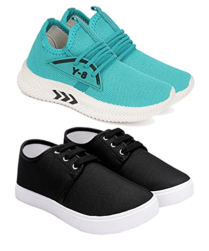 Image of Camfoot Kids & Boys (1657-1155) Multicolor Casual Stylish Sports Shoes (Set of 2 Pair)