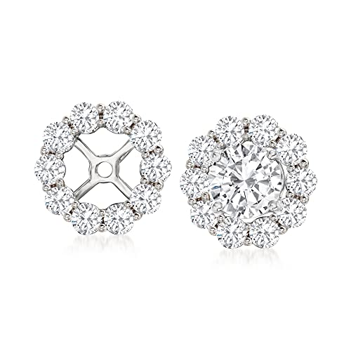 Ross-Simons Diamond Earring Jackets in 14kt Gold I-J Color I2 Clarity