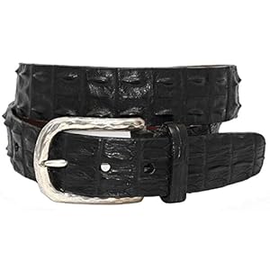 Torino 35mm Hornback Croc Belt – Black