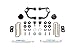 Fabtech K2322 Ball Joint Control Arm Lift System 3.5 in. Lift w/Rear Performance Shocks w/o Intrusion Beam Kit Incl. PN [FTS22293/FTS7265] Ball Joint Control Arm Lift System