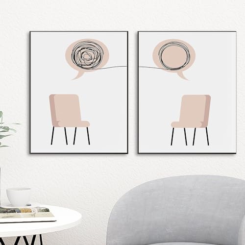 Peintures toile tableau abstrait moderne 60x70cm pour decoration murale salon