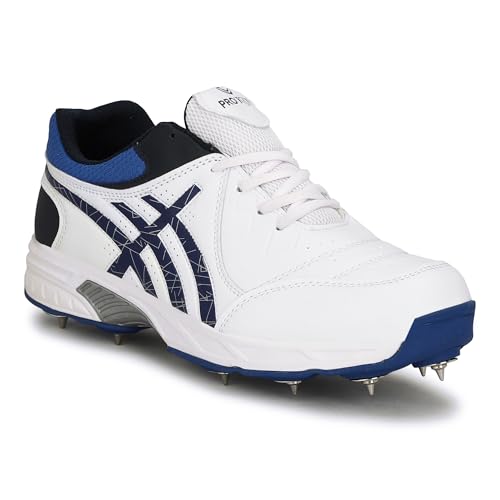 Image of PRO KVH Plus Men's Cricket Spike Shoes Performance,and Customizable Spikes for Fast Bowlers