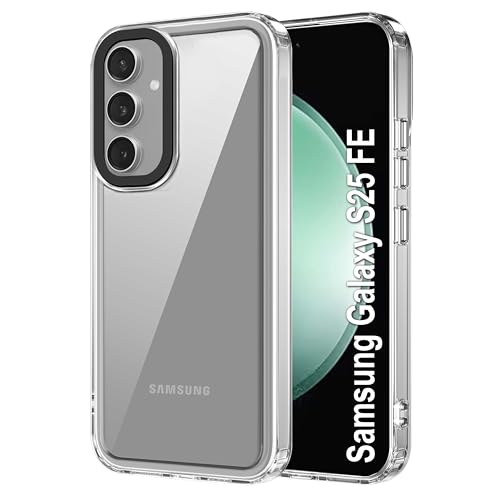 Image of Zapcase Back Case Cover for Samsung Galaxy S25 FE | Compatible for Samsung Galaxy S25 FE Back Cover | Case Cover with Camera Protection | (TPU + PC | Transparent)