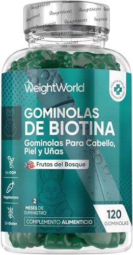 Gominolas de Biotina 5000 mcg - 120 Unidades - 13...