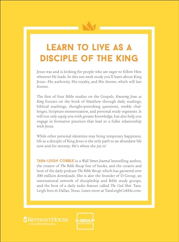 Knowing Jesus as King: A 10-Session Bible Study on the Gospel of Matthew--For Individual or Group Study --Includes Daily Readings, Teachings, Questions, ... (The Bible Recap Knowing Jesus Series) - Image 2