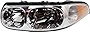 Evan-Fischer Headlight Assembly Compatible with 2000-2005 Buick LeSabre Halogen Composite with Cornering/Marker Lamp FWD Custom Model Driver Side