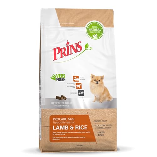 Prins 3 KG procare Mini lam/rijst hondenvoer