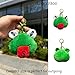 Fuzzleehi Soft Frog Coin Purse Cartoon Frog Plush Rattle Stuffed Animal Toy Plush Purse Novelty Toy with Keychain Purses