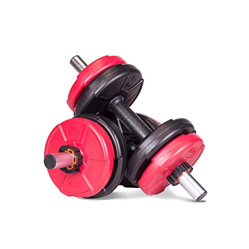 11 Kg Dambıl Seti BLACKRED 6 in 1 Fitness Set