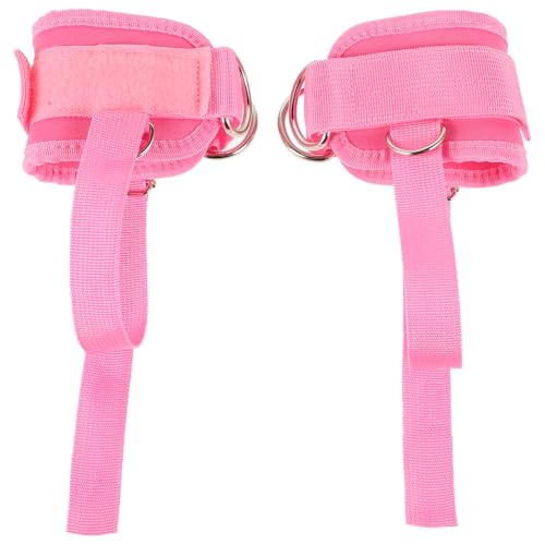 GANAZONO 1pair Ankle Strap for Cable Machine Multi-Functional Gym Accessory for Leg Strength Training Double Buckle Design High-Intensity Resistance Comfortable Fit Stylish Color