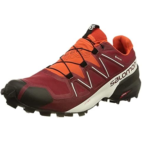 Salomon Speedcross 5 Gore-Tex Herren Trail Running Schuhe, Wetterschutz, Aggressiver Grip, Präzise Passform, Biking Red, 43 1/3 Cover
