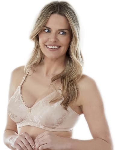 Image of Bestform Women's 5006222 Floral Jacquard Wireless Soft Bra with Lightly-Lined Cups