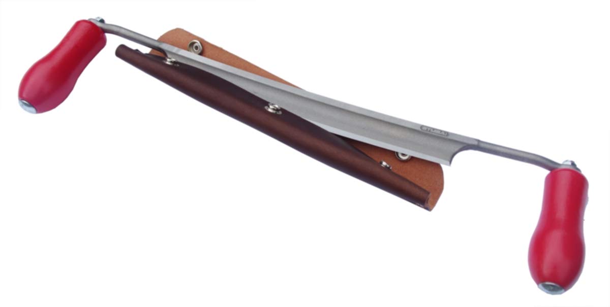 Drawknife - Made In Austria - With American Made Leather Sheath