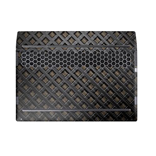 Image of MightySkins Carbon Fiber Skin Compatible with Alienware M17 R5 (2022) Full Wrap Kit - Black Wall | Protective, Durable Textured Carbon Fiber Finish | Easy to Apply & Change Styles | Made in The USA