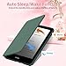 Sanyetral Protective Case with Magnetic TPU Back and Auto Wake/Sleep Function, Not for TCL Remarkable Kobo -Dark Green
