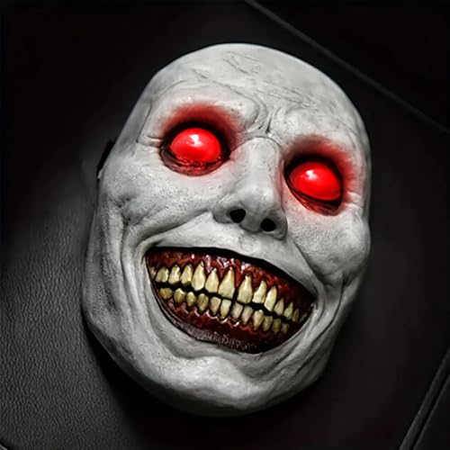KQLHLHDYZ Masque à LED d'Halloween effrayant et vampire réutilisable pour cosplay, festival, fête