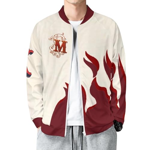 Thin Standing Collar Zip Jacket Men's Street Hip Hop Clothing Letter Jacket3