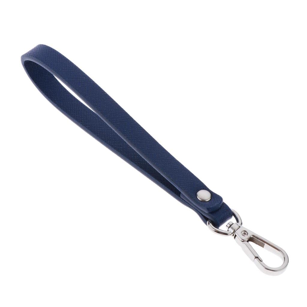 Torby Akcesoria do pasków, pasek na nadgarstek Brelok Skórzane paski na rękę Wytrzymała smycz na nadgarstek do portfela, kopertówki, bransoletki, torebki, etui - vy, 19cm (Color : Vy, Size : 19cm)
