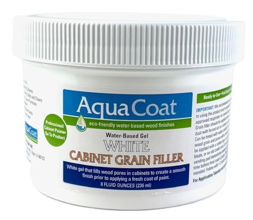 Aqua Coat Water-Based White Cabinet Wood Grain Filler Gel – ...