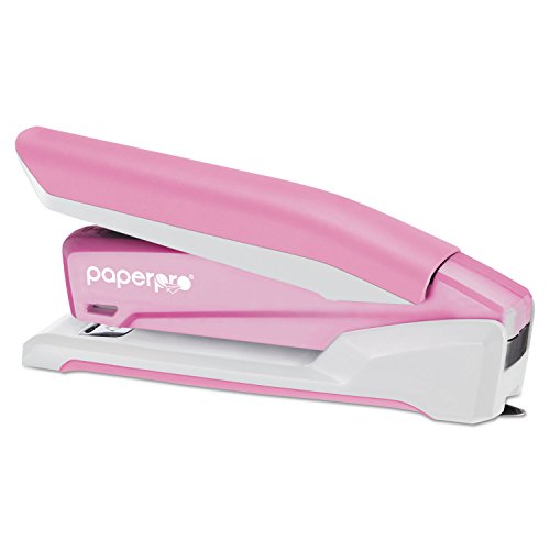 Paperpro-Bostitch 1188 Incourage Stapler, 20-Sheet Capacity, Pink/White #TOP3
