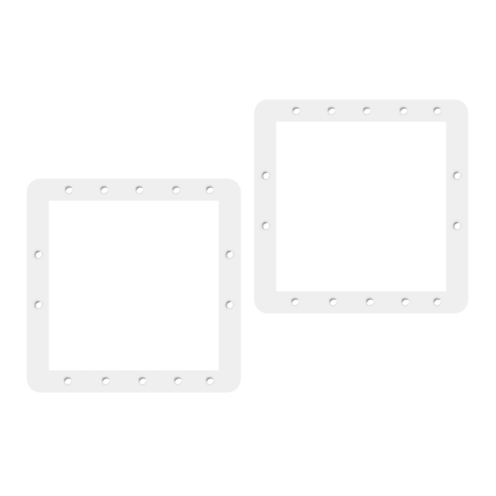 ZBIianxer 2Pcs Swimming Pool Drain Accessory Seals Thick Rubber Skimmer Gasket Replacement Part Quick Fixing for Inground Pools Over Ground Pool Pumps Gasket