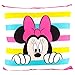 Disney Home Minnie Mouse – Cojín decorativo con relleno y cremallera – 40 x 40 cm – Cojín con relleno – Cojín decorativo bonito para sofá, sofá, salón y dormitorio – Suave cojín