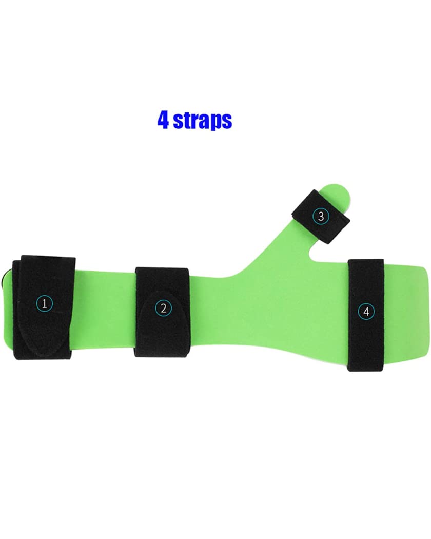 Ortesis ajustables para muñeca y mano, soporte de aleación de aluminio, férula para mano, inmovilización nocturna, soporte para dedo, dispositivo de entrenamiento de rehabilitación, derecha