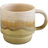 ワールドクリエイト viv 波佐見焼 ストレータマグ オーカー サイズ：約φ8.5 H8.5 18309