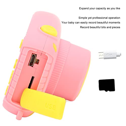 Câmera externa de câmera dupla frontal e traseira multifuncional de desenho animado para crianças ec