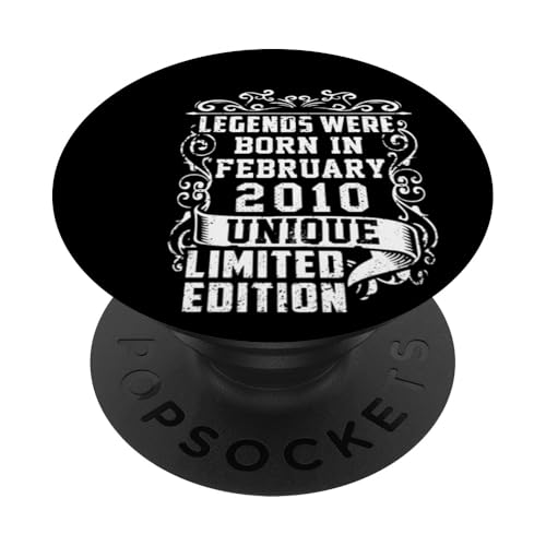 Cumpleaños Febrero 2010 Edición Limitada Regalo February PopSockets PopGrip Intercambiable