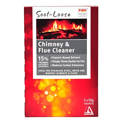 Soot-Loose Chimney and Flue Cleaner | 2 in 1 Dissolves Tar and Creosote
