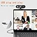 QIMIAOUS Full HD Webcam with Microphone, 2K Webcam for PC, 90° FOV, Dual Microphone Streaming Web cam for Clear Stereo Audio, Plug and Play USB Web cam for Zoom/Skype/Teams, Conferencing and Video