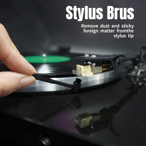 Brosse vinyle antistatique sdroceRyaM pour supprimer les craquements du stylet - 3