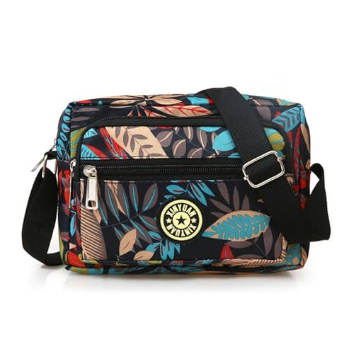 Image of MOMISY Women Mobile Messenger cellphone Bag Ladies Nylon Shoulder Cross Body Long Strap for College, Outing, Travelling, Work