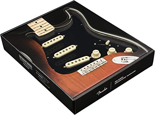 Fender Tex Mex Prewired Stratocaster Pickguard - 3-ply Black by Fender - Image 3