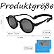 ClcIosis 3 Stück Silikon Baby Sonnenbrille Set, Kindersonnenbrille mit 2 Testkarten, Sonnenbrille Kinder 2 Jahre, Schön und Langlebig Geeignet für Babys im Alter von 0-3 Jahren