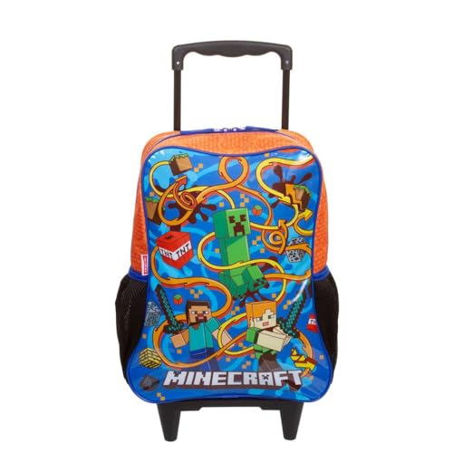 Mochila de Rodinha Grande Minecraft M - Colorido