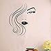 Produktbild Wimpern Augenbrauen Wandaufkleber Mascara Beauty Salon Abziehbilder Mädchen Schlafzimmer Home Decoration Vinyl Wandaufkleber Benutzerdefinierte Wandaufkleber57X69 Cm