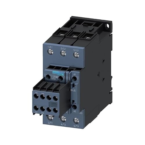 HKYPCOKVK Coupling contactor 80A 37kW 2NO+2NC 24VDC with Variable Resistor 3 Poles 3RT20381KB44