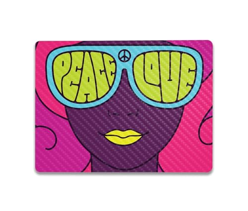 Image of MightySkins Carbon Fiber Skin Compatible With Microsoft Surface Laptop Go 3 (2023) Full Wrap Kit - Fluorescent Rave | Protective, Durable Textured Carbon Fiber Finish | Easy To Apply | Made in the USA