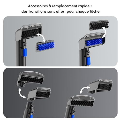 Blutan B Flowyfresh Waschsauger, Polsterreiniger-Gerät für Sofa,Teppich,Polstermöbel,Fenster,Auto. Nass-Trockensauger,13 kPa, schnelltrocknend, viel Zubehör, 1,8 l + 0,8 l Wassertank, selbstreinigend