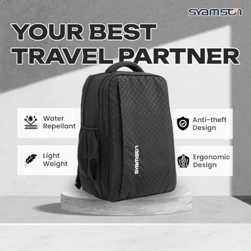 Image of Premium Backpack for Men & Women | Anti-Theft Design | Light-Weight | 15.6 inch Laptop | Water-Repellant | Spacious Pockets | For Office, Travel, Business, & Daily Use (30 L)