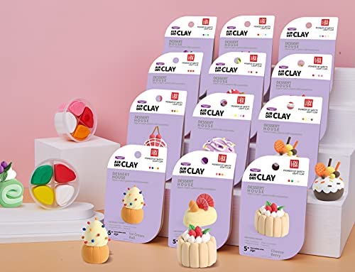 Arcilla Polimérica Que Seca Al Aire - 48 Piezas Para Manualidades Niños - Incluye Herramientas Y Guía - Regalo Creativo