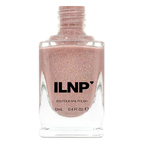 Image of ILNP Sandy Baby - Peach Beige Holographic Sheer Jelly Nail Polish