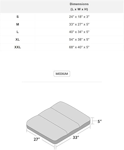 Miniatura 9 de K9 Ballistics Almohada rectangular resistente para perros medianos, funda extraíble, lavable, duradera y resistente al agua, cama para perro hecha