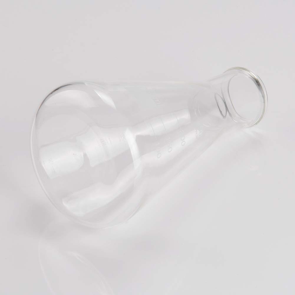 Matraz Erlenmeyer Boca Estrecha 250ml Cristal Borosilicato Labasics