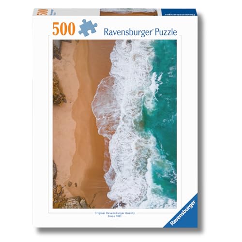 Ravensburger Puzzle 500 Pezzi Cascais, Portogallo – Puzzle Adulti +14 anni, 49 x 36 cm, Puzzle per Adulti Portogallo, Collezione 500 Pezzi, Idee Regalo