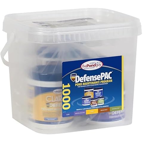 The Pond Guy DefensePAC 1000 Beneficial Bacteria Kit, Aquatic Safe Pond Maintenance Products, Natural Solutions for Muck, Sludge & Cloudy Water Cover