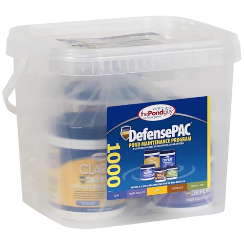 The Pond Guy DefensePAC 1000 Beneficial Bacteria Kit Aquatic Safe Pond Maintenance Products Natural Solutions for Muck Sludge & Cloudy Water